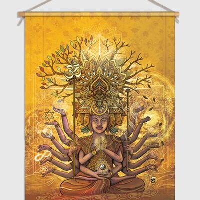 Von Samsara bis Nirvana Textielposter - M 60 x 90 cm I