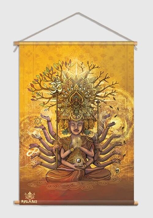 From Samsara to Nirvana Textielposter - L 90 x 120 cm I