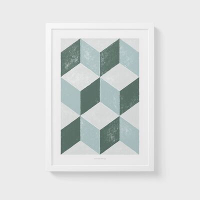 Abstract Wall Art Print 3 | A4