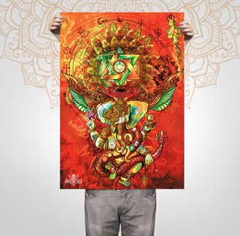 Affiche Ganesha - Affiche A1 59,4 x 84 cm 3