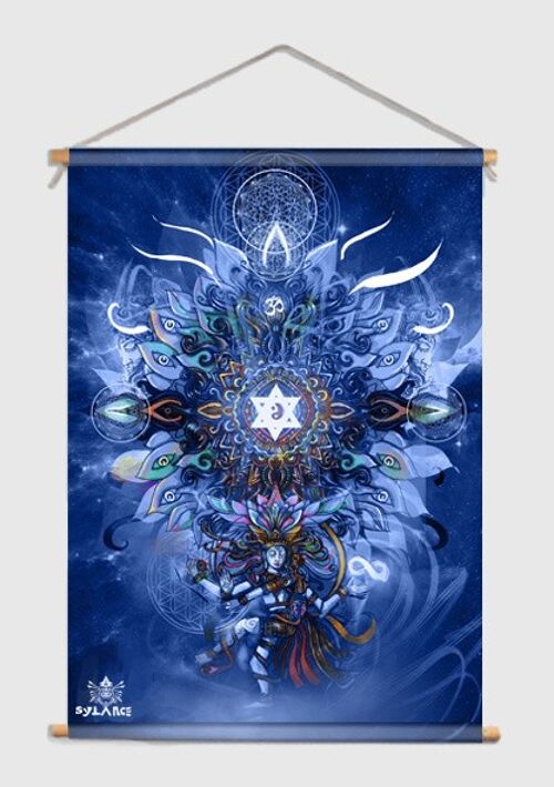 Nataraj Textielposter - L 90 x 120 cm