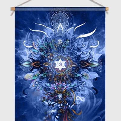 Poster Nataraj Textiel - L 90 x 120 cm