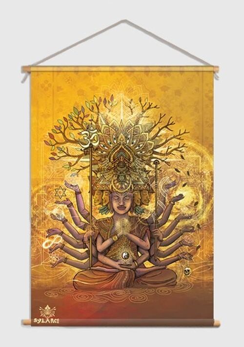 From Samsara to Nirvana Textielposter - M 60 x 90 cm