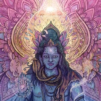 Affiche textuelle Shiva - L 90 x 120 cm 2