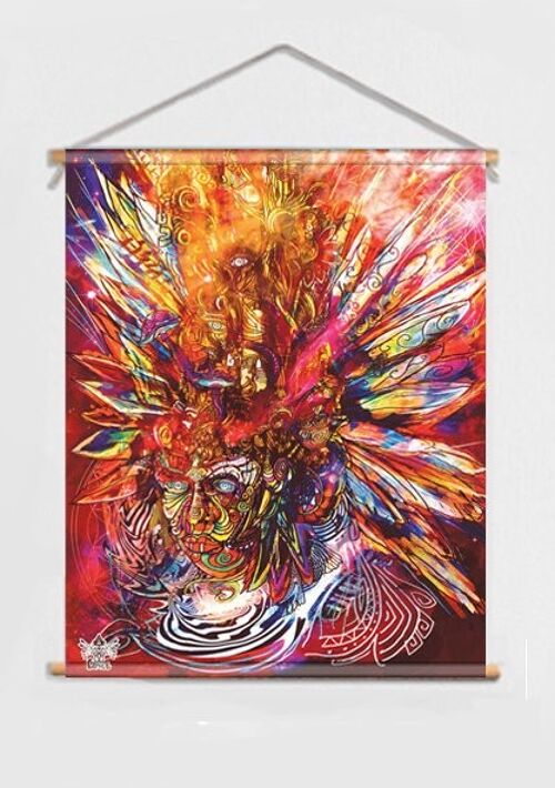 Big spirit of the universe Textielposter - L 90 x 120 cm I