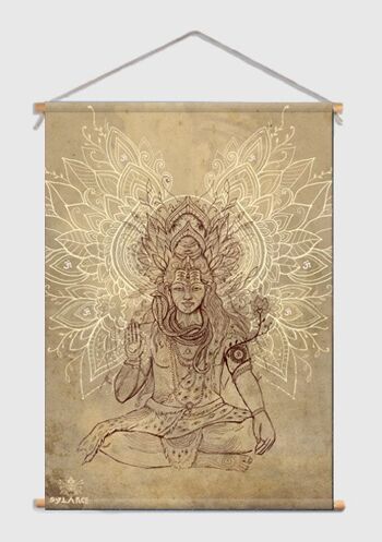 Affiche textuelle Shiva édition limitée - M 60 x 90 cm 1