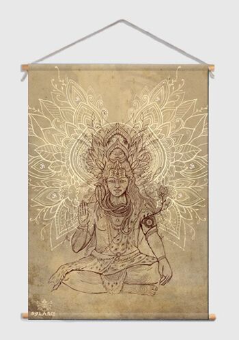 Affiche textuelle Shiva édition limitée - L 90 x 120 cm 1