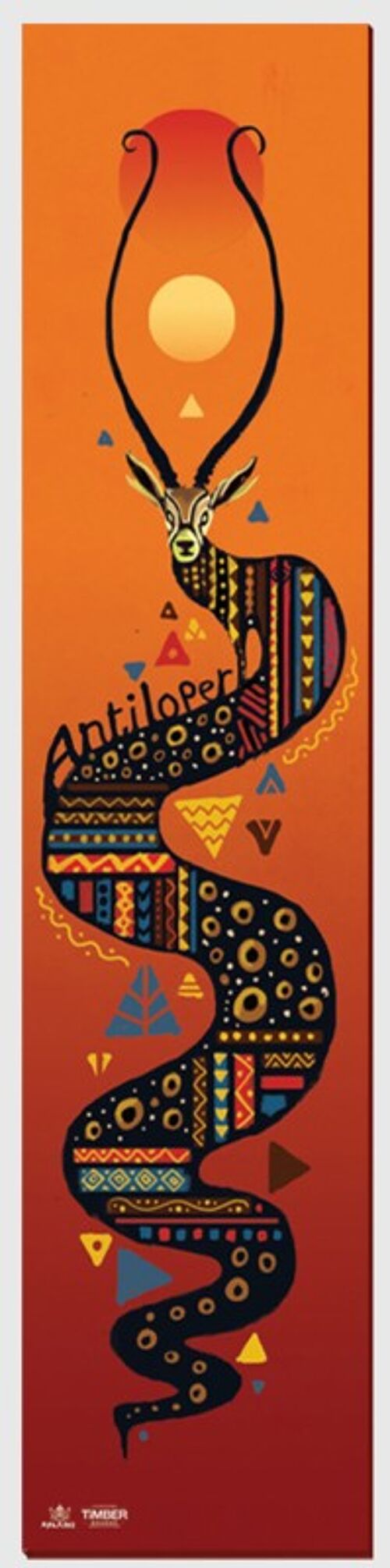 Antiloper Canvas print - S 20 x 80 cm