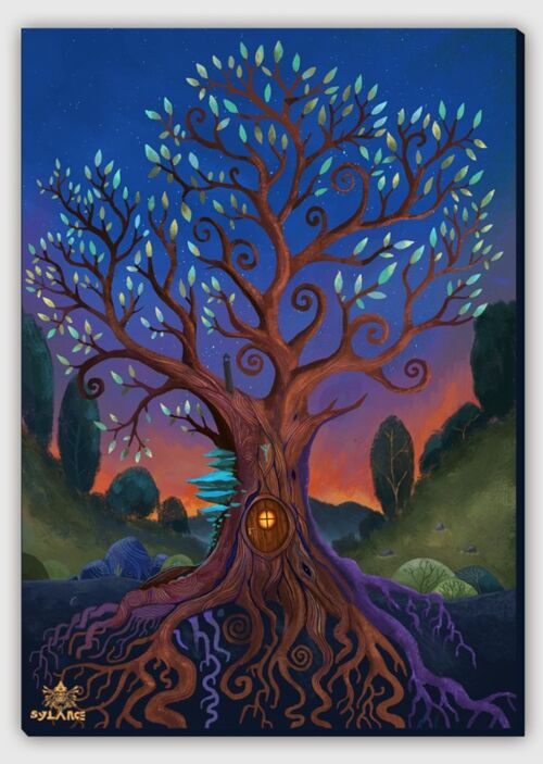 Treehouse Canvas Print - S 40 x 60 cm