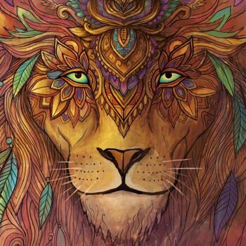 Affiche esprit Lion - Affiche A2 42 x 59,4 cm 2