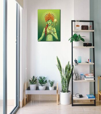 Toile tara verte - M 60 x 90 cm 3