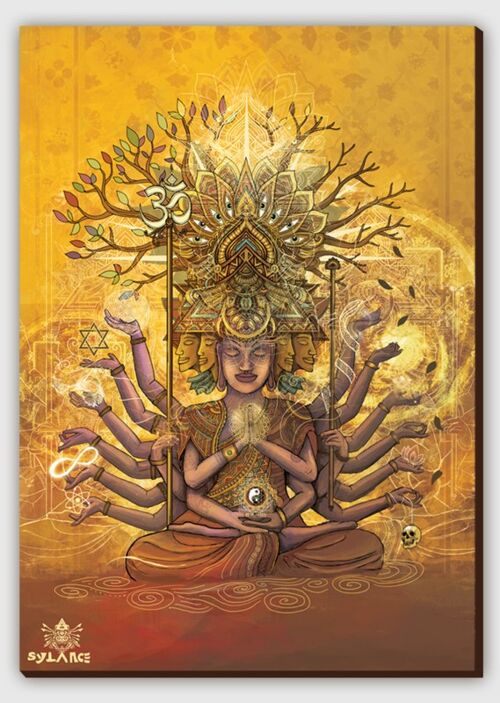 From samsara to nirvana Canvas print - S 40 x 60 cm