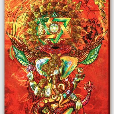 Stampa su tela Ganesha - S 40 x 60 cm