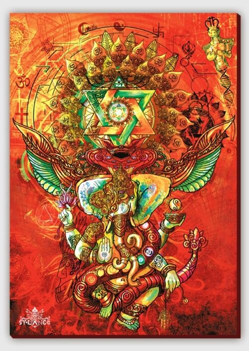 Ganesha Canvas print - L 100 x 150 cm