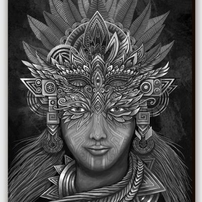 Shamaness of duality Canvas print - L 100 x 150 cm