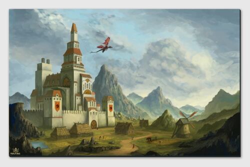 Dragon kingdom Canvas print - S 90 x 60 cm