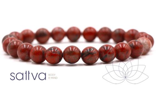 DETOX | Red Jasper 8mm Mala Holistic Crystal Bracelet