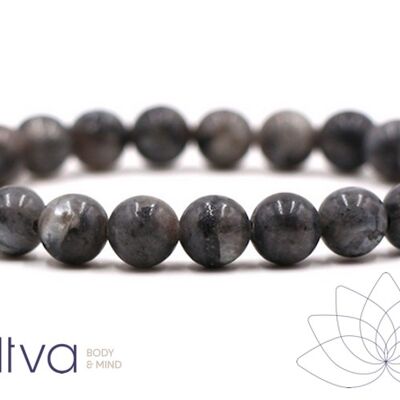 INNER TRANSFORMATION | Larvikite Jasper 8mm Mala Holistic Crystal Bracelet