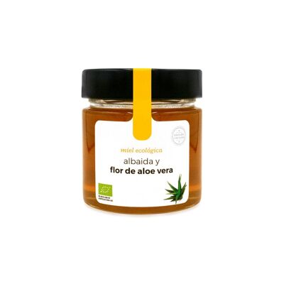 Miele biologico di albaida e fiori di aloe vera. Edizione limitata. 210 gr.