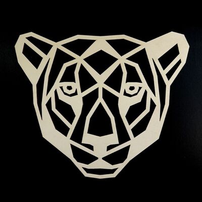 Tigre in legno • Pioppo • Medio • 310 x 270 mm