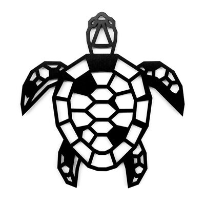 Wooden Turtle • Black • Small • 205 x 190mm