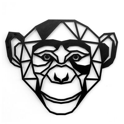 Wooden Monkey • Black •Medium • 305 x 260mm