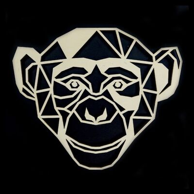 Wooden Monkey • Poplar •Medium • 305 x 260mm