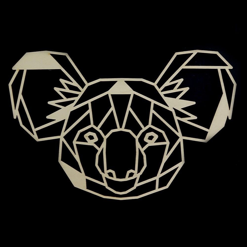 Holzkoala • Pappel • Mittel • 340 x 230 mm