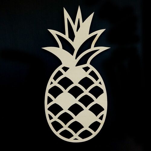 Houten Ananas • Populier • Extra Groot • 580 x 580mm
