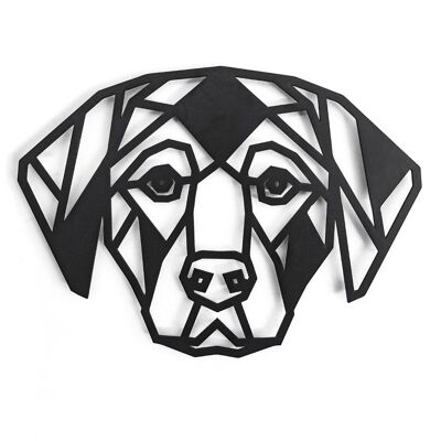 Houten Hond • Zwart • Middel • 320 x 230mm