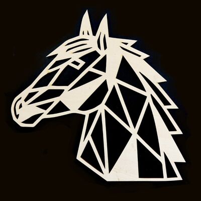 Wooden Horse • Poplar • Large • 430 x 380mm