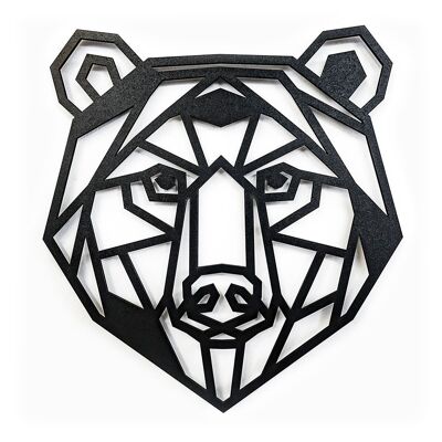 Wooden Bear • Black • Medium • 280 x 300mm