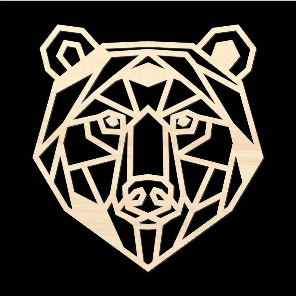 Orsetto in legno • Pioppo • Grande • 380 x 405 mm