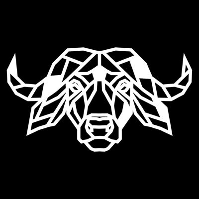 Wooden Buffalo • White • Mega • 870 x 490mm