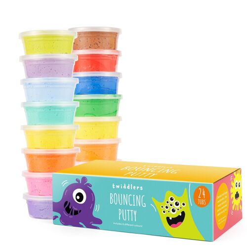 24 Bouncy Putty Pots
