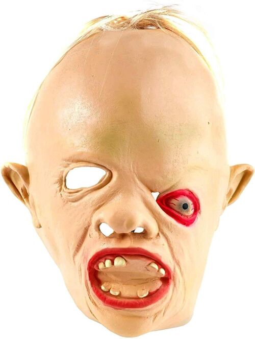 Goony Sloth Novelty Latex Mask - Creepy Scary Head for Halloween Costume Party - Perfect for Carnivals, Dress Up Etc