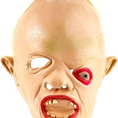 Goony Sloth Novelty Latex Mask - Creepy Scary Head for Halloween Costume Party - Perfect for Carnivals, Dress Up Etc