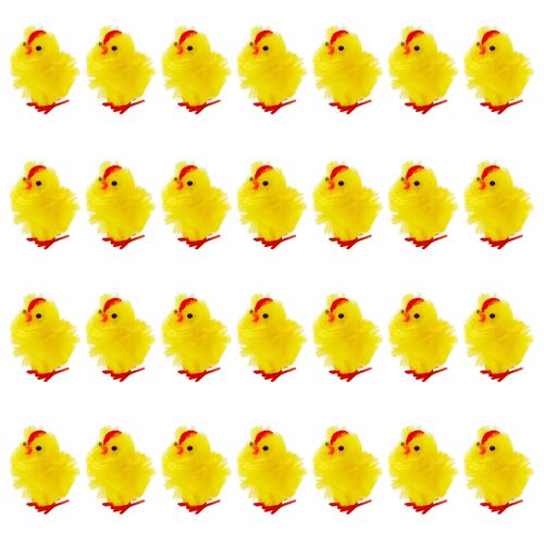 36 Adorable Cute Fluffy Small Yellow Easter Toy Chicks