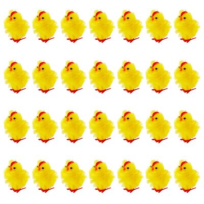 36 adorables pollitos de juguete de Pascua amarillos pequeños y esponjosos