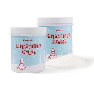 Pack of 2 DIY Artificial Christmas Snow Tubs