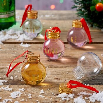 10 boules de Noël à faire soi-même, 50 ml et autocollants 5