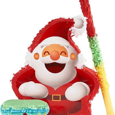 Piñata de Papá Noel de temporada