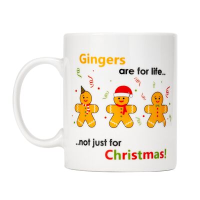 Gingers are for Life, Not Just for Christmas - Mug