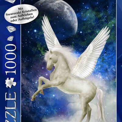 Swarovski Kristall Puzzle 1000 Teile, Motiv: Mythos Pegasus
