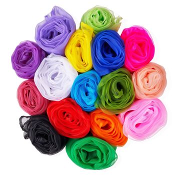 32 foulards carrés de danse sensorielle/Snoezelen 6