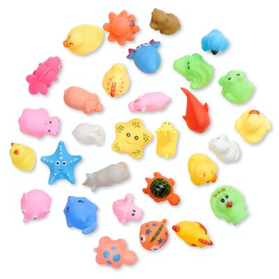 30 giocattoli squirty per il bagno degli animali da fattoria e oceanici galleggianti