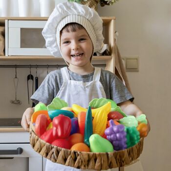 150 jouets de cuisine et aliments en plastique pour enfants 7