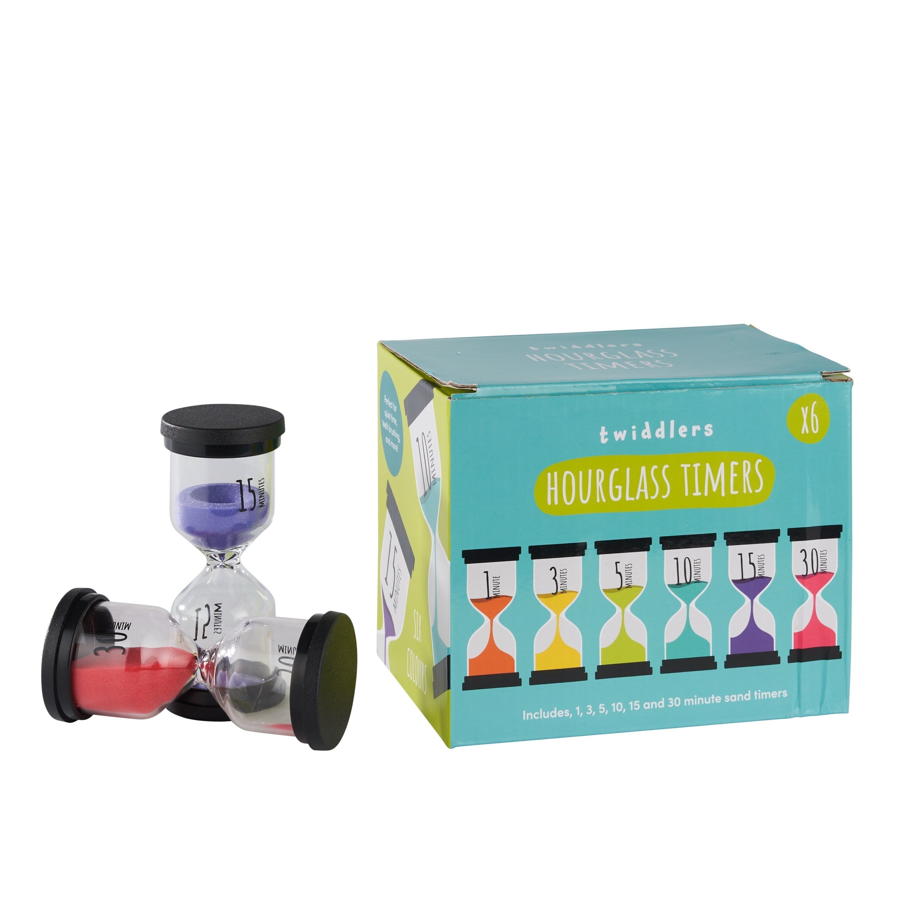 Minuteur Sensoriel à Liquide THE TWIDDLERS - 14cm - Apaisant Pour Enfants Et Adultes - Autisme Et Gestion Du Stress