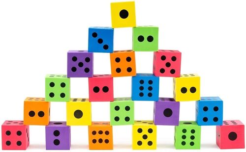24 Foam Dice