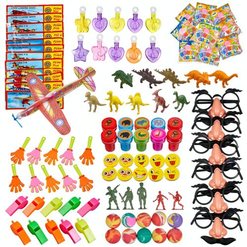 100 Mixed Party Toy Mega Set - Huge Selection for Boys & Girls